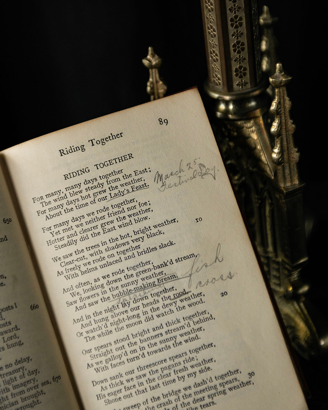 Antique Poetry Book