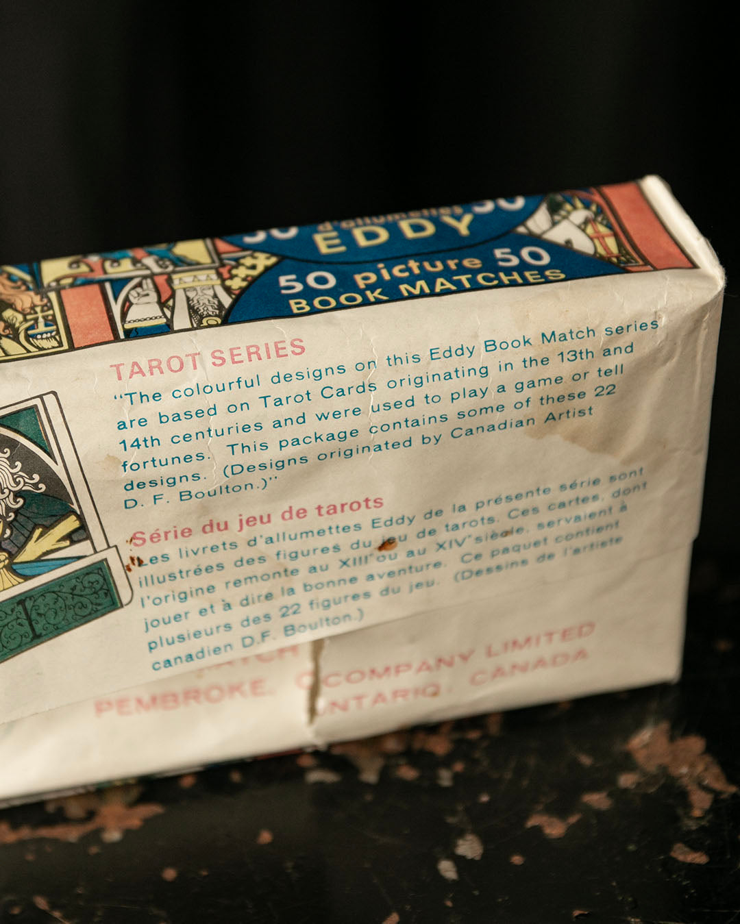 Vintage Tarot Matchbooks
