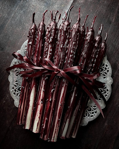 Beeswax 'Blood' Candles
