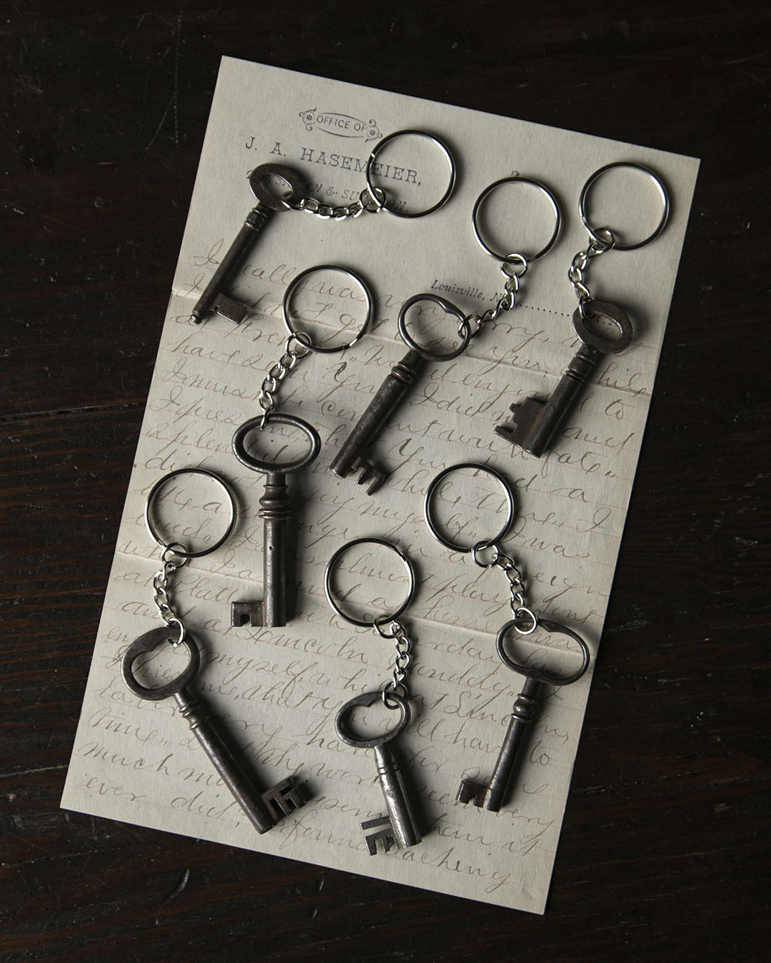 Antique Key Keychain